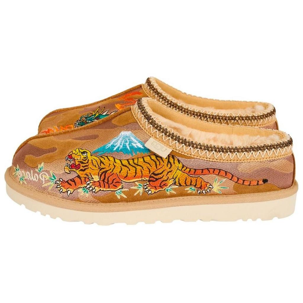 Palace x UGG Chinelo Tasman Castanho Camuflado Unissex Tênis Marrom 1172070-CTCM