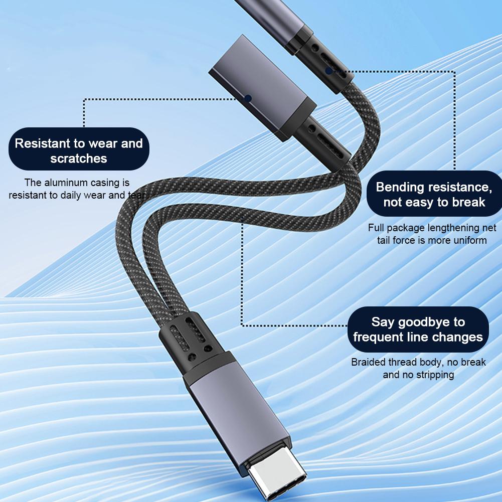 1PC 10W 2-IN-1 Fast Charge Adapter Type-C To 3.5MM Earphone Audio Adapter For Apple 15 Samsung Huawei