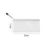 Thick Mesh Zipper Pouch Waterproof Bill Storage Bag Multipurpose Stationery Organizer  Students