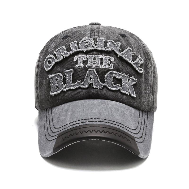 Men's and Women's Retro Korean Style Baseball Caps - Washed Duckbill Sun Hats for Spring and Autumn Outdoor Sports