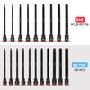 20-Piece 3/8 Extended Metric & Imperial Hex Socket Screwdriver Set with Mid-Fly Internal Hex Bits & Wrench Tools