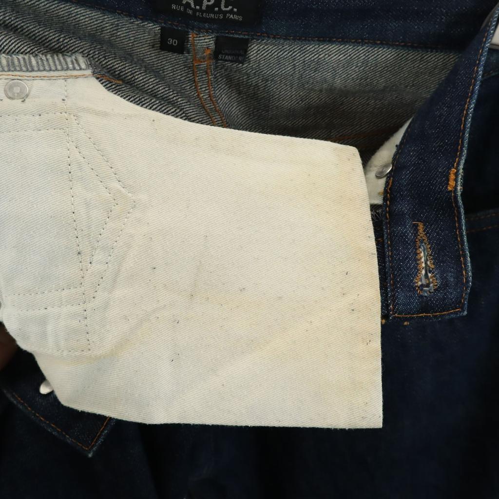 A.P.C. Old Denim pants W30 Indigo jeans Men's Used