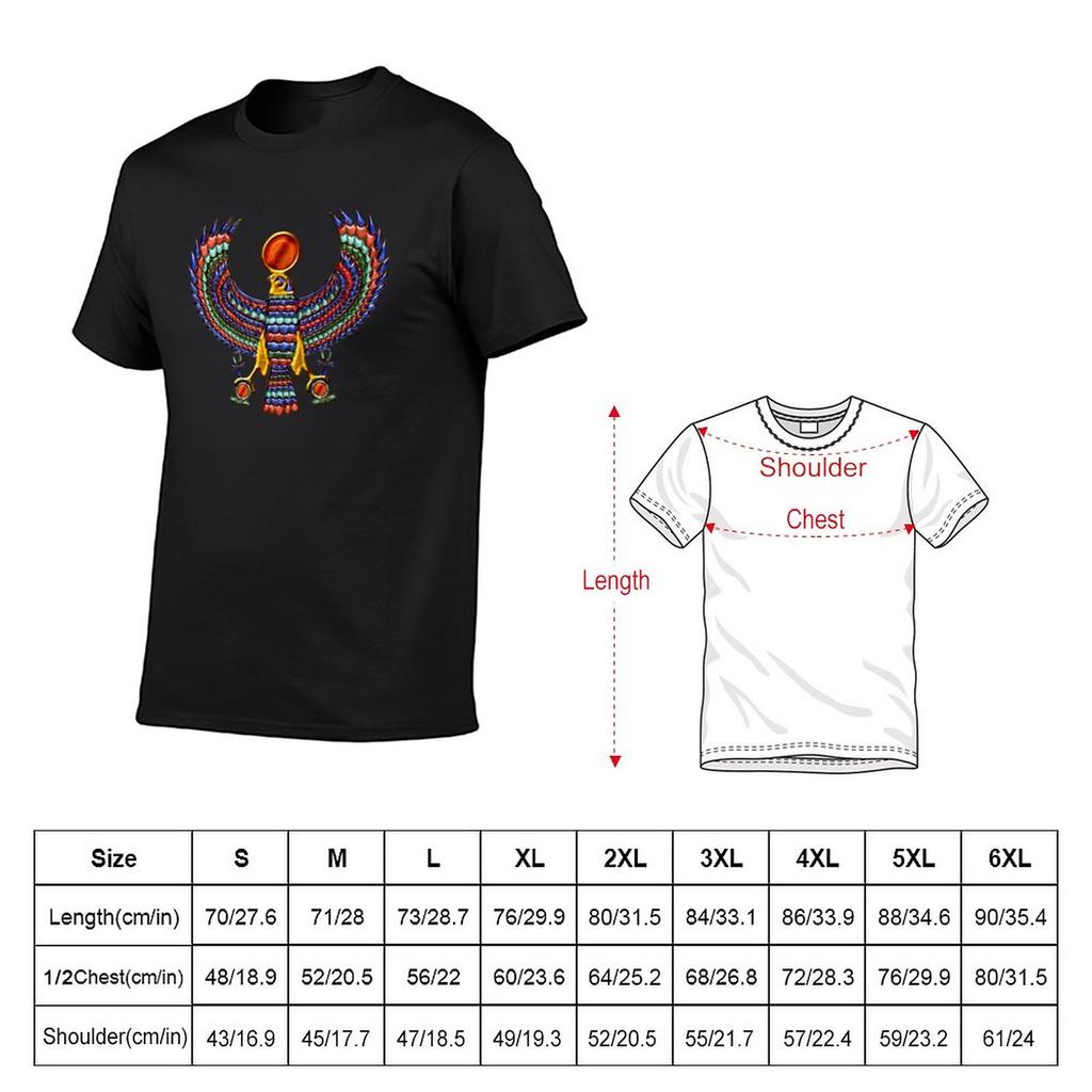 Ancient Egyptian God Horus Tshirt TShirt Hippie Clothes Cute Tops Sublime Mens Clothes