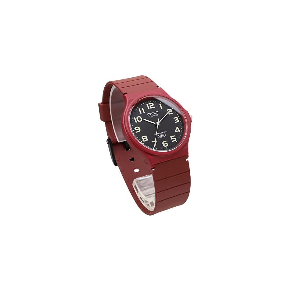 Casio Chupacasi MQ-24UC-4B Unisex Analog Watch Matte Bordeaux with Rubber Strap