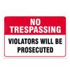 High Definition Tin Sign Private Property No Trespassing H Surveillance Warning Metal Wall Art Decor for Yard Home Security