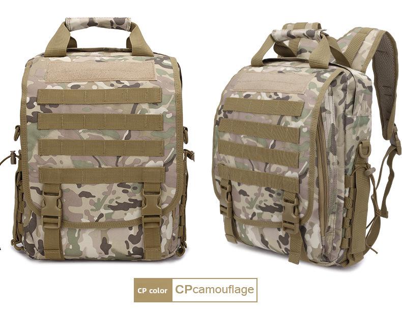 Men's Camouflage Tactical One-Shoulder Bag: Outdoor Sports Backpack for Tablets and Leisure Travel