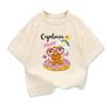 Summer New Trend Capybara Printing Cute Childrens ShortSleeved TShirt Cute Comfortable Versatile Boy and Girl TShirt