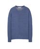 IL CORSO Sheer Round Neck Knit Pale Blue