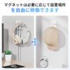 GAGUIUP Headphone Set of Headphone Magnetic Headphone Hanger Easy Convenient Storage Hooks, 2, Stand, Hook, Stand, Installation, (White)