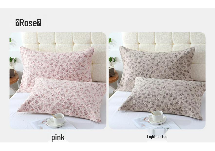 Washable Thickened Jacquard Cotton Pillow Towel - Enlarged, Luxurious, and Durable Design.