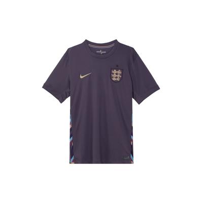 Dri-FIT Quick-Dry Short-Sleeve England Football Jersey 2024/25 Men Tops Black-Purple Sesame-Brown FJ4272-573
