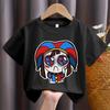 Der Erstaunliche Digitale Zirkus Kinder T-Shirt Cartoon Bedruckte T-Shirts Jungen Freizeit Sport Kurzarm Oberteile Sommer Kinderkleidung