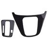 2pcs Inner Carbon Fiber Gear Shift Box Panel Cover Trim Frame Sticker Fit For Honda CRV CR-V 2007 2008 2009 2010 2011 LHD