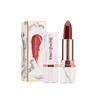 Lan Yi Snowflake Marble Soft Lipstick - Retro Aunt Color, Bean Paste, Tomato Shades, Whitening, All-Match.