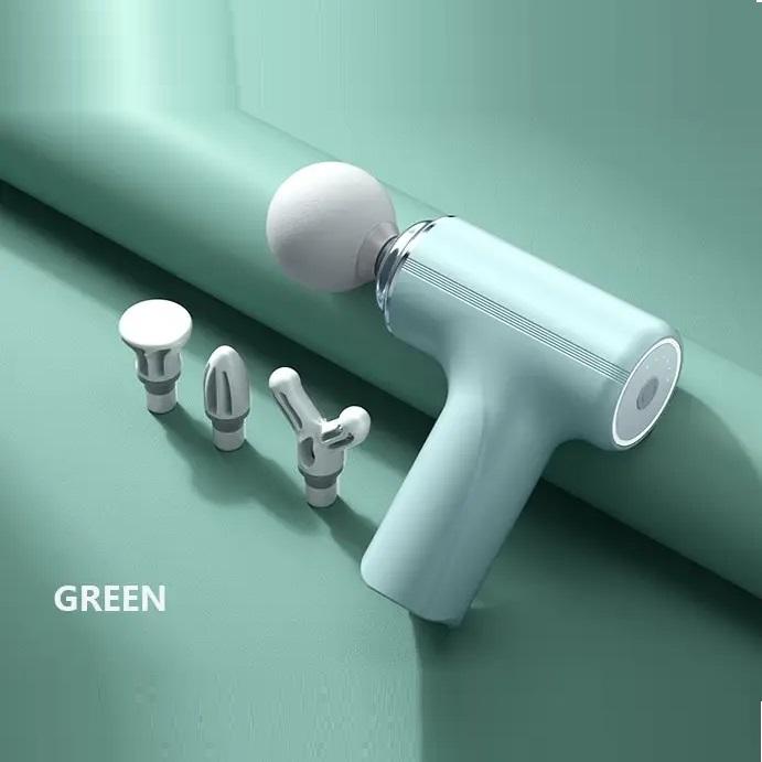 Intelligentes Massagegerät, Mini-Faszien-Massagegerät, tragbar, 6 Geschwindigkeiten, Percussion-Muskelmassagegerät, geräuscharm, Linderung von Rücken- und Nackenschmerzen, Entspannung