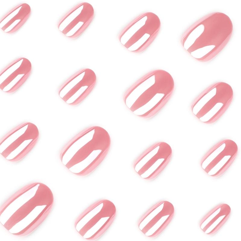 Applicazione Facile Unghie Finte Monocolore Rivestite Non Richiedono Colla Fa Risparmiare Tempo per Manicure Veloci Applicazione Facile