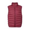 Women's Lightweight Down Vest Stand Collar Zip Up Sleeveless White Duck Down Padded Waistcoat Gilet