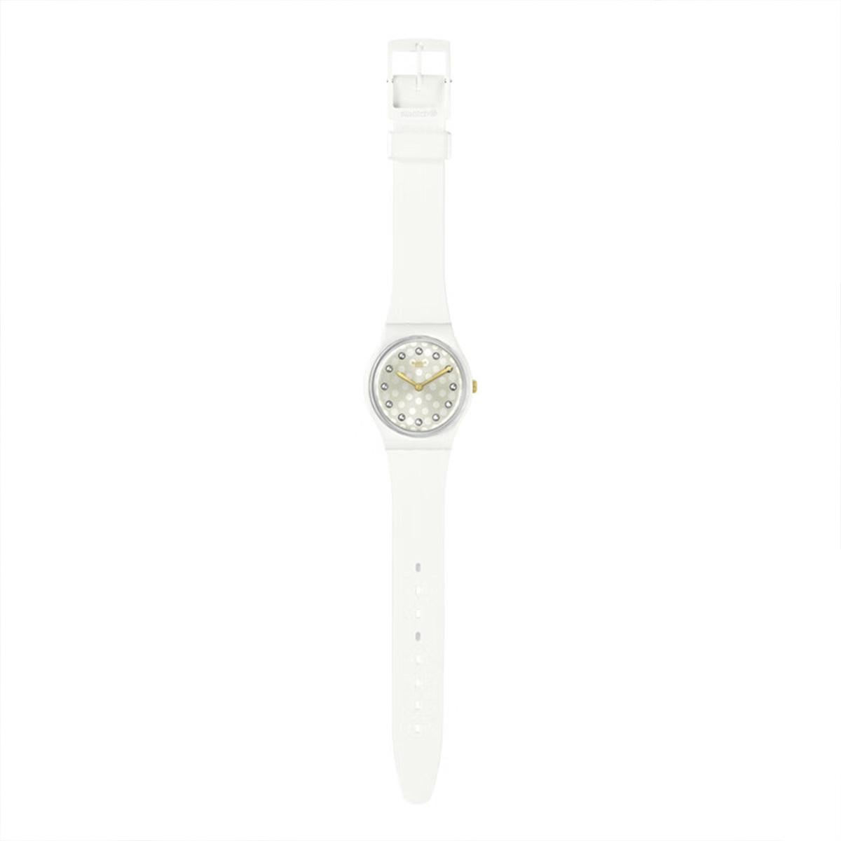 SWATCH Unisex 34mm White Watch SO31W109 SO31W109 SO31W109