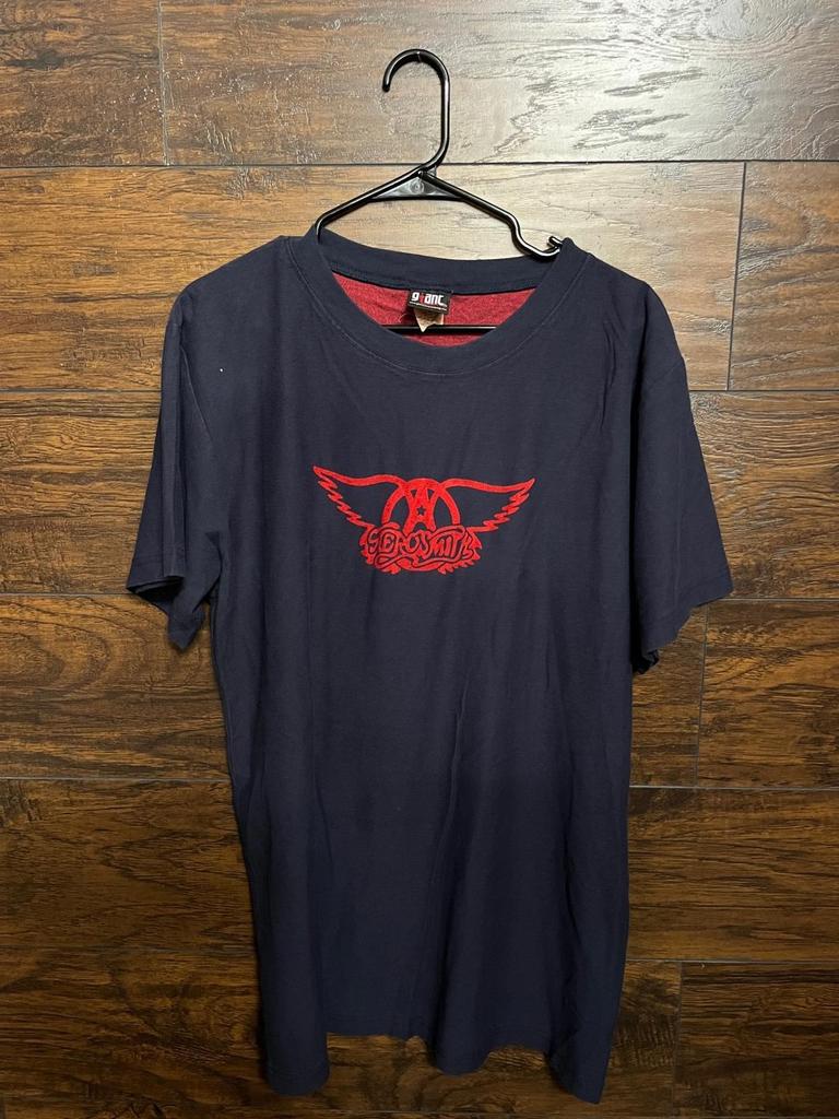 Vintage Aerosmith Logo T-Shirt - Riesenetikett Hergestellt in den USA