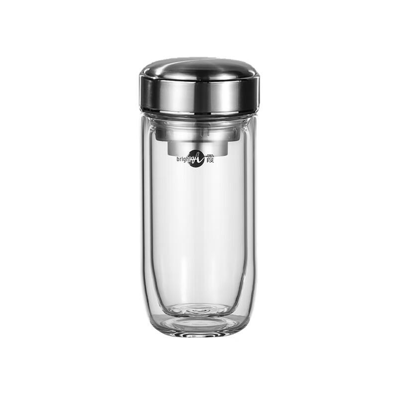 

Mingxia MXJD8003-ST400 High Borosilicate Double-Layer Egg-Shaped Glass Cup 400ml