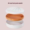 Invisible Aligner Storage Box with Mirror - Portable Retainer and Denture Cleaner