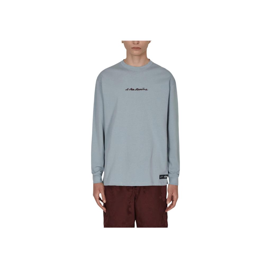 Air Jordan x A Ma Maniére Long-Sleeve T-Shirt Obsidian Men Tops Blue DJ9758-464