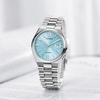 Citizen ME Mechanical Movement Stainless Steel Strap Watch Unisex Blue Dial NJ0151-88M