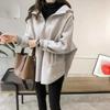 Plus Samt Dick Reißverschluss Pullover Damen Außenbekleidung Herbst und Winter Mit Kapuze Reißverschluss Echte Tasche Bluse Mantel Damen Trend