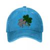 Plaid Shamrock Baseball Cap Washed Baseball Cap
