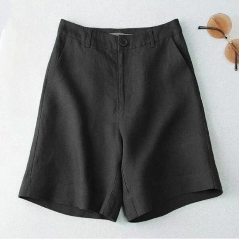 Shop   Women S Summer Linen caSual Back elaStic ShortS Won Wpt Wbe0a69