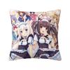 Nekopara Anime Game Pillowcase Printed Polyester Cushion Cover Decorations Throw Pillow Case Cover Bedroom Zippered 18"
