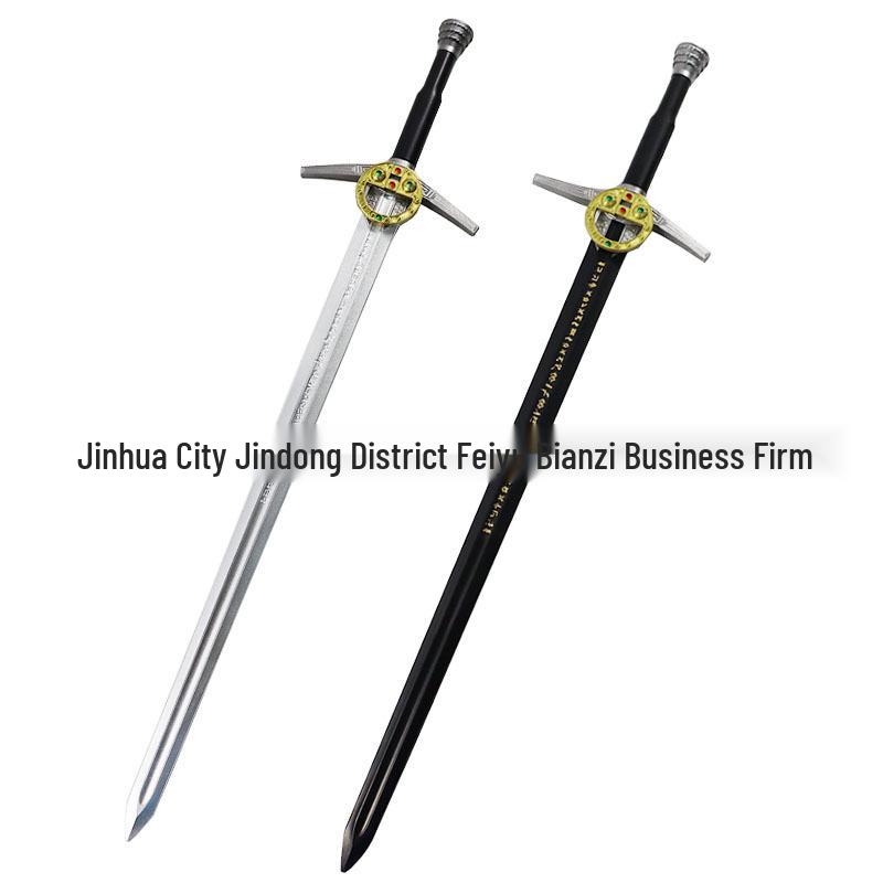 The Witcher 3 Geralt's White Wolf Sword Prop - Monster Hunter Longsword Toy