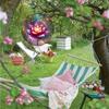 2D Metal Wind Spinner Lotus Flower Design Kinetic Yard Art for Outdoor Garden Balcony Patio Decor Autumn Gift
