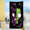 Zombie Invasion Pattern Beach Towel Quick-Dry Soft Microfiber Comfortable Lightweight