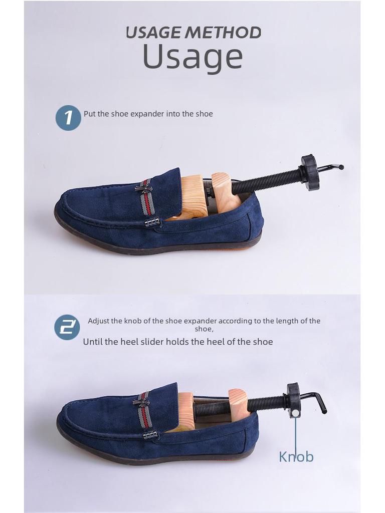 Adjustable Pine Wood Shoe Stretcher and Shaper