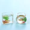 Scene Model Dollhouse Miniature Miniature Fish Tank Glass Fish Tank Model Miniature Fish Bowl