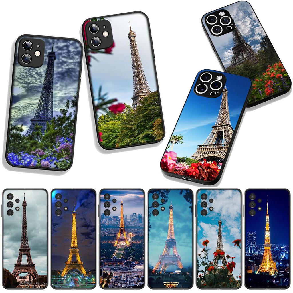 Phone Cover Love Paris Eiffel tower pink Casing for Xiaomi Redmi Note 15 11 9 10 Pro Plus A5 9A 9T 10A 10C 9C NFC 15C 8T Case