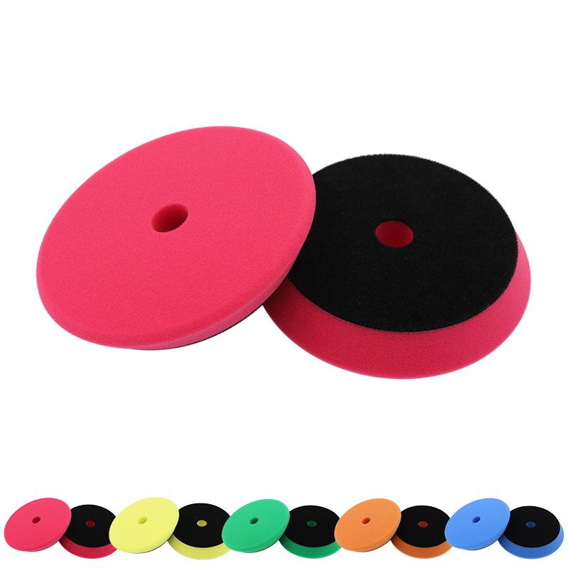 6-Inch Beveled Edge Polishing Sponge Pad Set for DA Eccentric Polishers