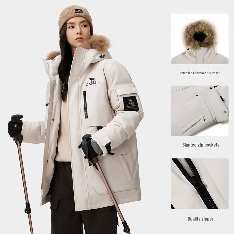 CAMEL Outdoor Unisex 3-in-1 Thickened Jacket A13CAPN133B XL