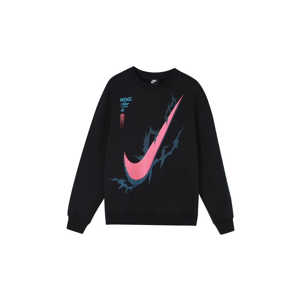 Nike x LPL Collaboration Casual Sport Crew Neck Knitted Sweatshirt Men Tops Black DA5005-010