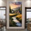 Rural Landscape House Large Size Diamond Painting New Collection Scenery Diy Full Drill Rhinestone Embroidery Mosaic Cross Stitch Kits