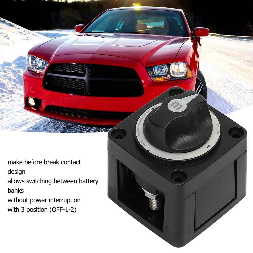 300A Selector Switch, 3 Position Disconnect Switch Heavy Duty Marine Cutoff