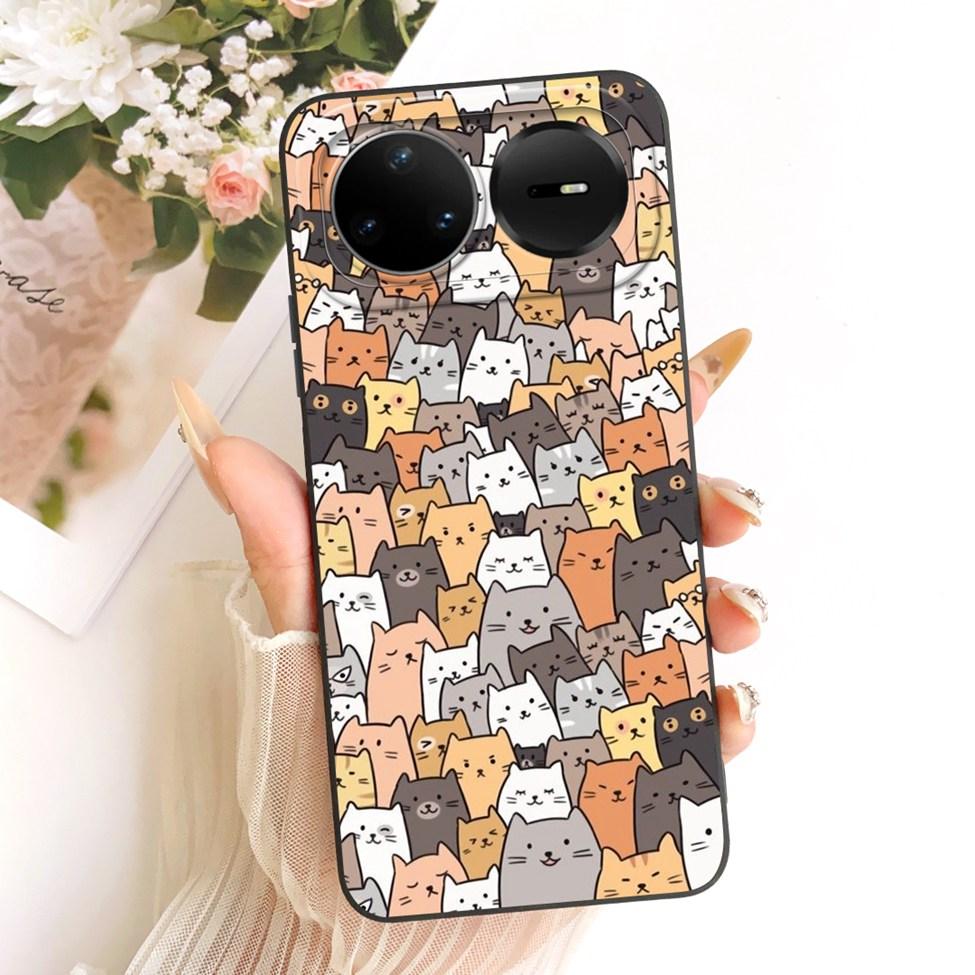 Casing For Huawei Nova 15 Pro Cover Silicone Luxury Fashion Flowers Kawaii Cute Painted Shockproof Case For Huawei KLE-AL00U