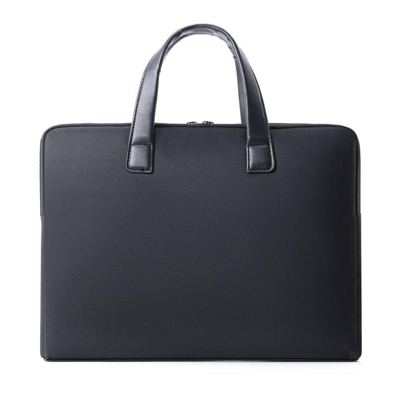 Minimalist Water-Resistant Oxford Cloth Briefcase Men Women - 15-inch Laptop Handheld Business Bag Urban Commuter