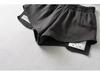 Summer Spicy Girl Style Elastic Waist Patchwork High Waist Wide Leg Casual Shorts for Women