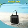 Compact Mesh Shower Tote Bag 10x3.5x12.01" for College Dorms and Camps