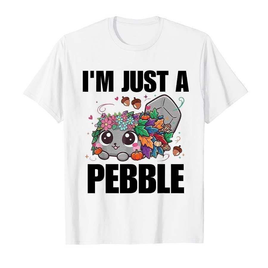 Funny Cute Dandy I'm Just Pebble Cartoon T Shirt Tee Boys Top Children Child Short Sleeves Kids Tshirt