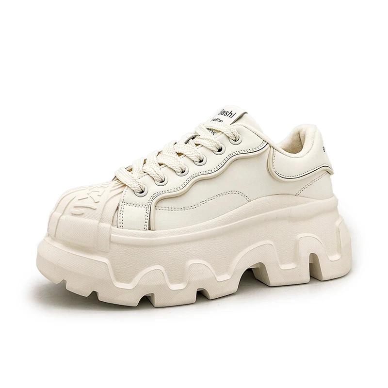 

2025 Autumn Punk Style Women Casual Sneakers Platform Wedge Heel Women s Shoes Female non-slip Comrfortable Shoes Women Spring 35