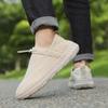 Breathable Knitted Casual Sports Shoes Wide Toe Box Walking Shoes Light Elastic Outdoor Shoes Non-slip Sneakers