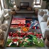 Manchester Customizable Name Area Rug Perfect for Balcony Game Room Entryway Kitchen Antislip Carpet Office home decor